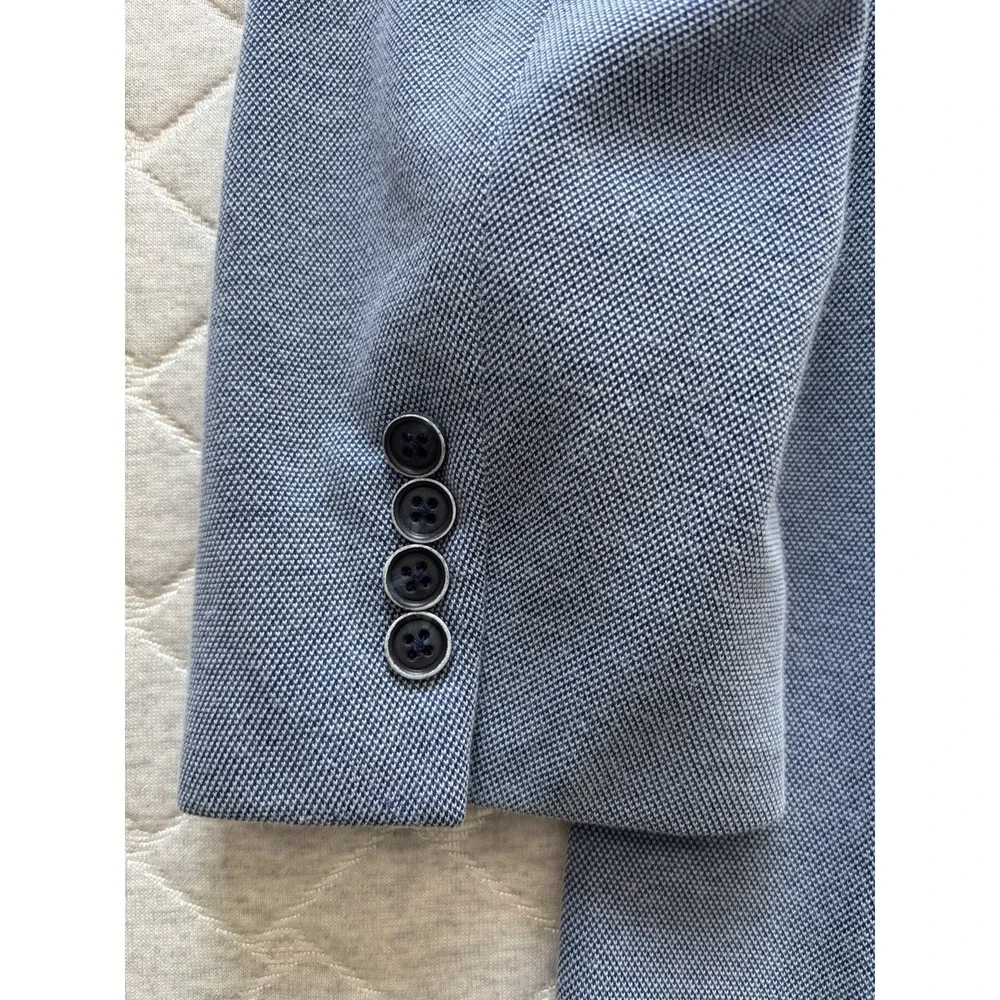 The Savile Row Company London Blazer Mens XL Blue Luxury Sport Coat‎ Jacket